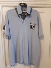 St George By Duffer Mens Polo Shirt XL Light Blue Worn once 