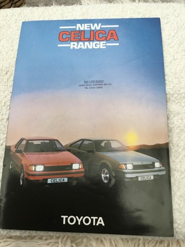 Toyota celica range - celica, sales