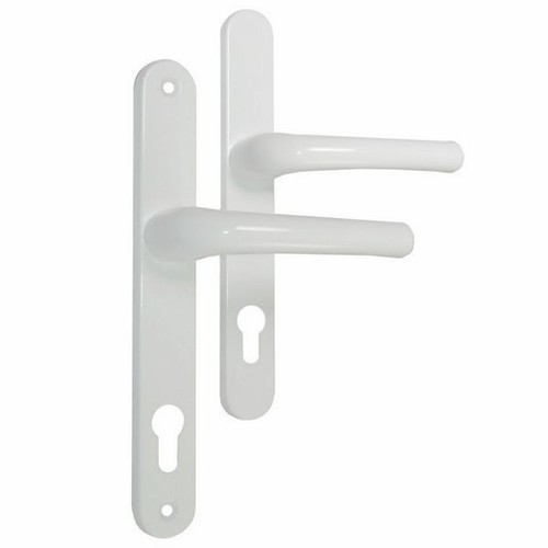 White upvc external door - upvc,