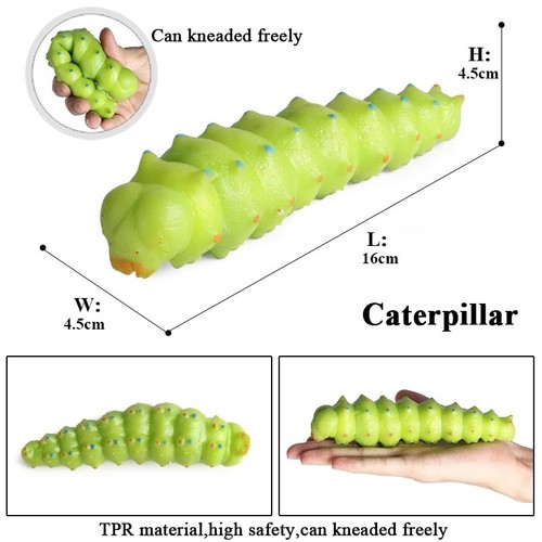 Multicolor caterpillar - caterpillar, 6"