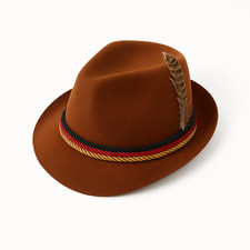 VIROSA Traditional Oktoberfest Hat Bavarian German Alpine Costume