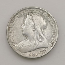 1899 queen victoria - 1899, shilling
