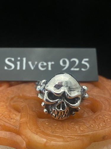 Solid silver skull and - skull,