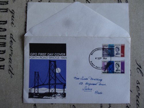 1964 fdc forth road - gb,