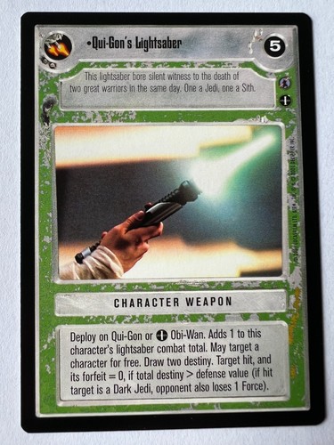 Star wars ccg qui gon - wars, qui-gon's