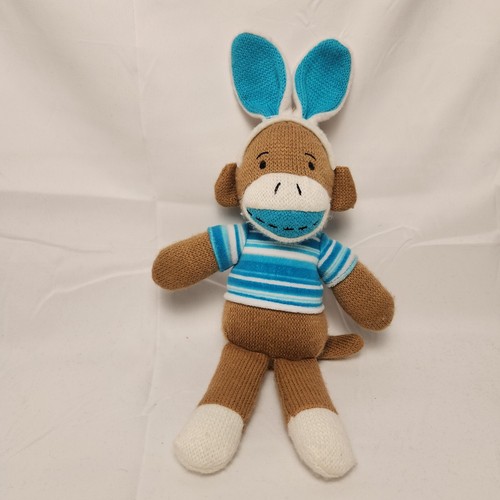 Plush sock monkey with - monkey,
