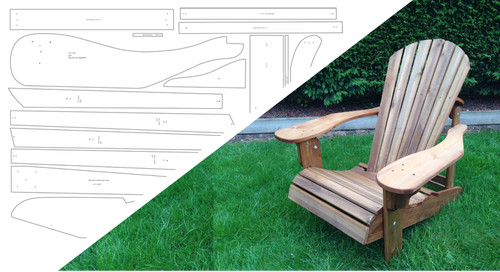 Adirondack folding chair - folding, &