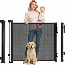 Retractable stair gate for - gate,