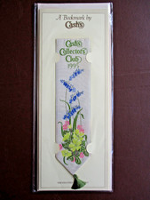 Cash's Silk BOOKMARK Collector's Club  1995 Bluebells Primroses Campion Unused