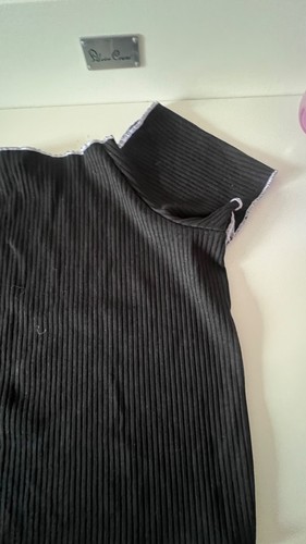 Primark black pleated bardot - pleated,