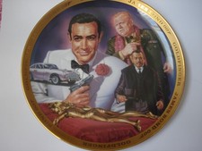 James Bond plate. Goldfinger.