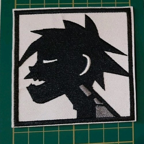 Heavy metal gorillaz patch - metal, 2d