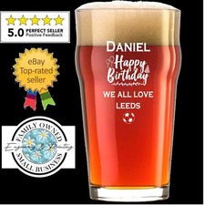 PERSONALISED PINT GLASS WE ALL