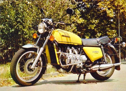 Motorcycle postcard honda - postcard:, gl