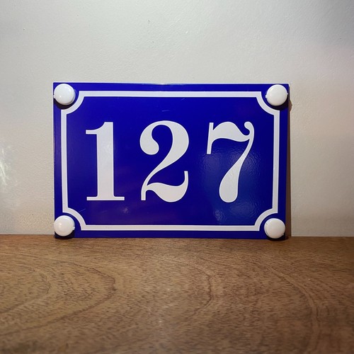 Personalised french style blue - style,