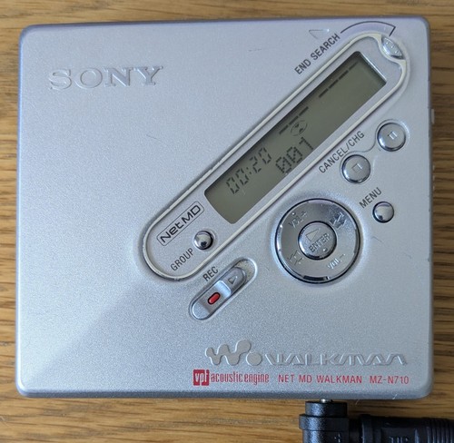 Sony n710 minidisc - minidisc, player
