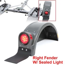 Right Fender Plastic Gray W/