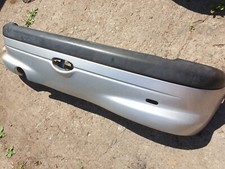 Peugeot 206, 1998-2003 Rear Tailgate Bumper, Silver, 9628638277