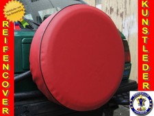 Red spare wheel cover spare