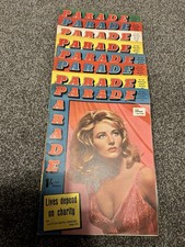 8 x Vintage PARADE Magazine numbers  1264 to 1271 job lot 