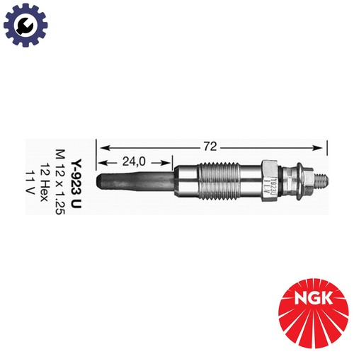 Glow plug 6092 - glow, cadillac