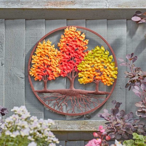 Autumn trees pretty vibrant - pretty,