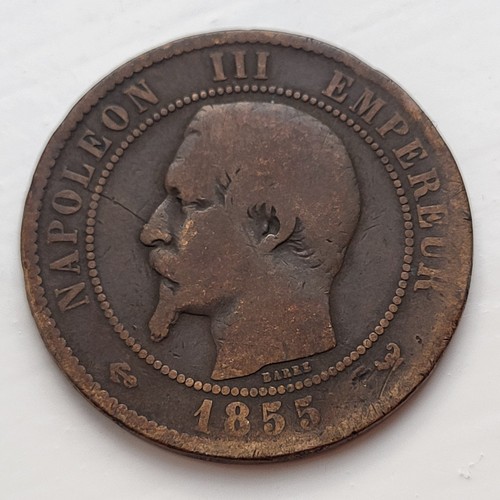 1855 france centimes - france, 10