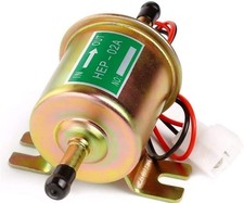 YONEDA Universal 12V Fuel Pump HEP-02A Inline Gas Diesel 2.5-4 PSI Low Pressure