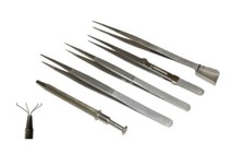 5PC DIAMOND TWEEZER SET PICK