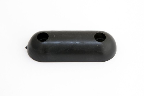 Black oval buffer for toilet - black,