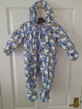 Baby Boden Rabit Pattern Blue