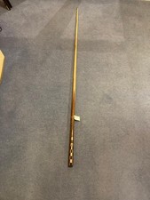 Rare Vintage Hand-Spliced Snooker Cue – Exotic Woods & Chessboard Inlays – Likel