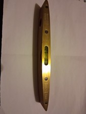 Rabone Chesterman 9"/23cm Spirit Level number 1626 Brass Wooden Vintage Quality