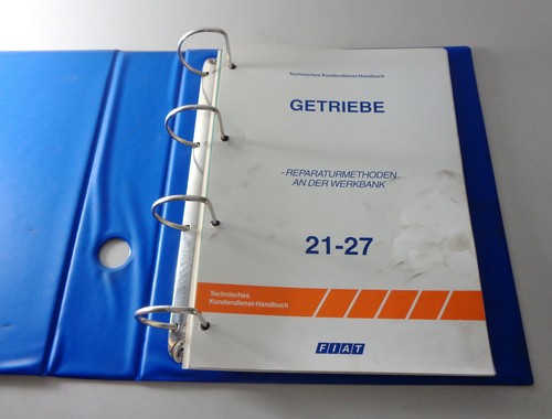 Workshop manual fiat - manual, gearbox