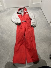 Quechua Vintage Ski Suit Red