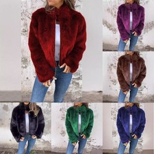 Women Velvet Coat Zip Jacket