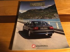 1993 VAUXHALL DRIVERS CHOICE MODEL BROCHURE CARLTON SENATOR CORSA ASTRA CALIBRA