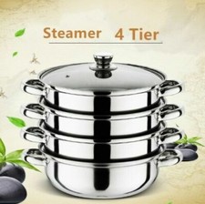 4 Tier Stainless Steel Food
