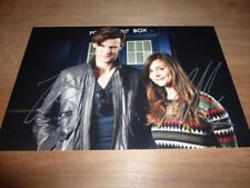 MATT SMITH & JENNA COLEMAN signed 12X8 photo DOCTOR WHO + COA