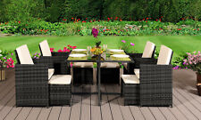 9 11 13 PIECE RATTAN GARDEN