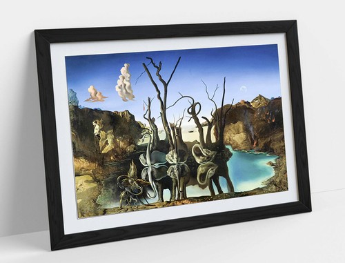 Dali swans relecting elephants - relecting,