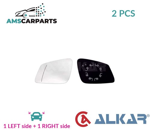 Rear view mirror glass - glass, pair