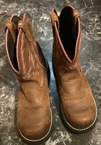 Womens justin steel toe boots - womens,