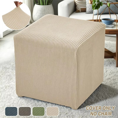 Nordic square ottoman - ottoman, stool