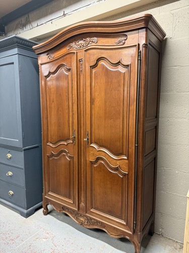 Cherry wood armoire - cherry,