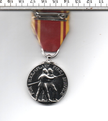 Fire brigade long service - fire,