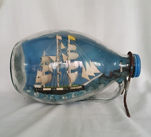 Vintage hand made ship - hand,