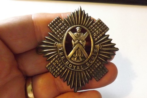 Military badge the royal scots - military,