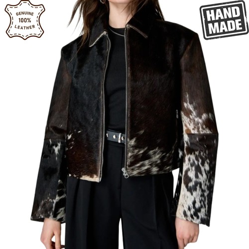 Cowhide hair leather - cowhide, jacket
