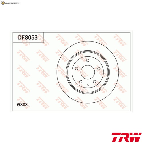 Brake discs df8053 for - discs,